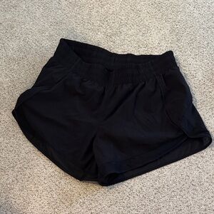 Athleta Women's Black Mesh Racer‎ Run Athletic Shorts Size XS